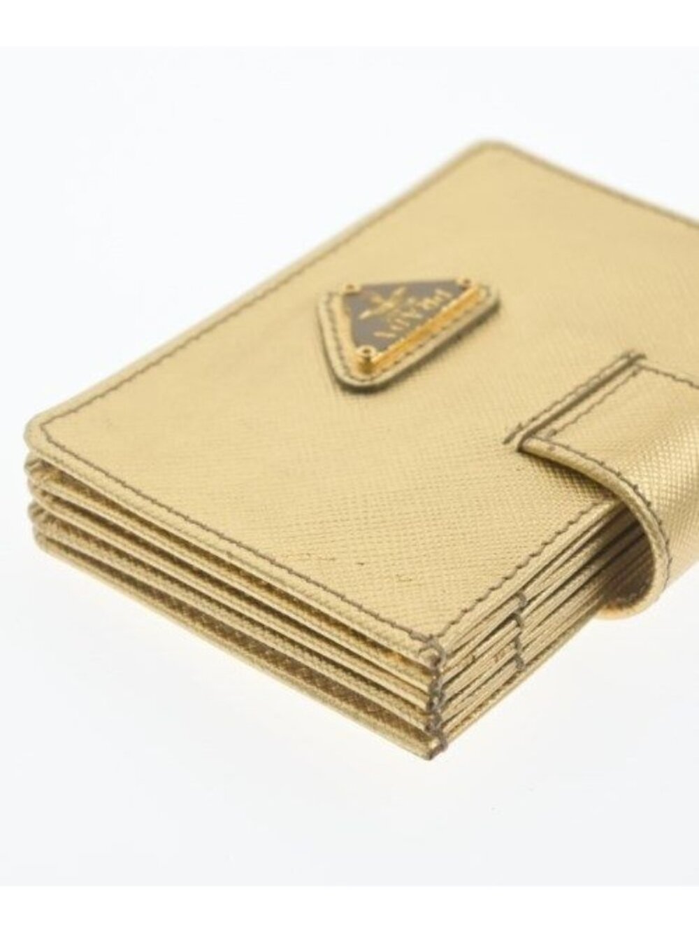 Prada Card Case Card Holders Gold - Picture 6 of 8
